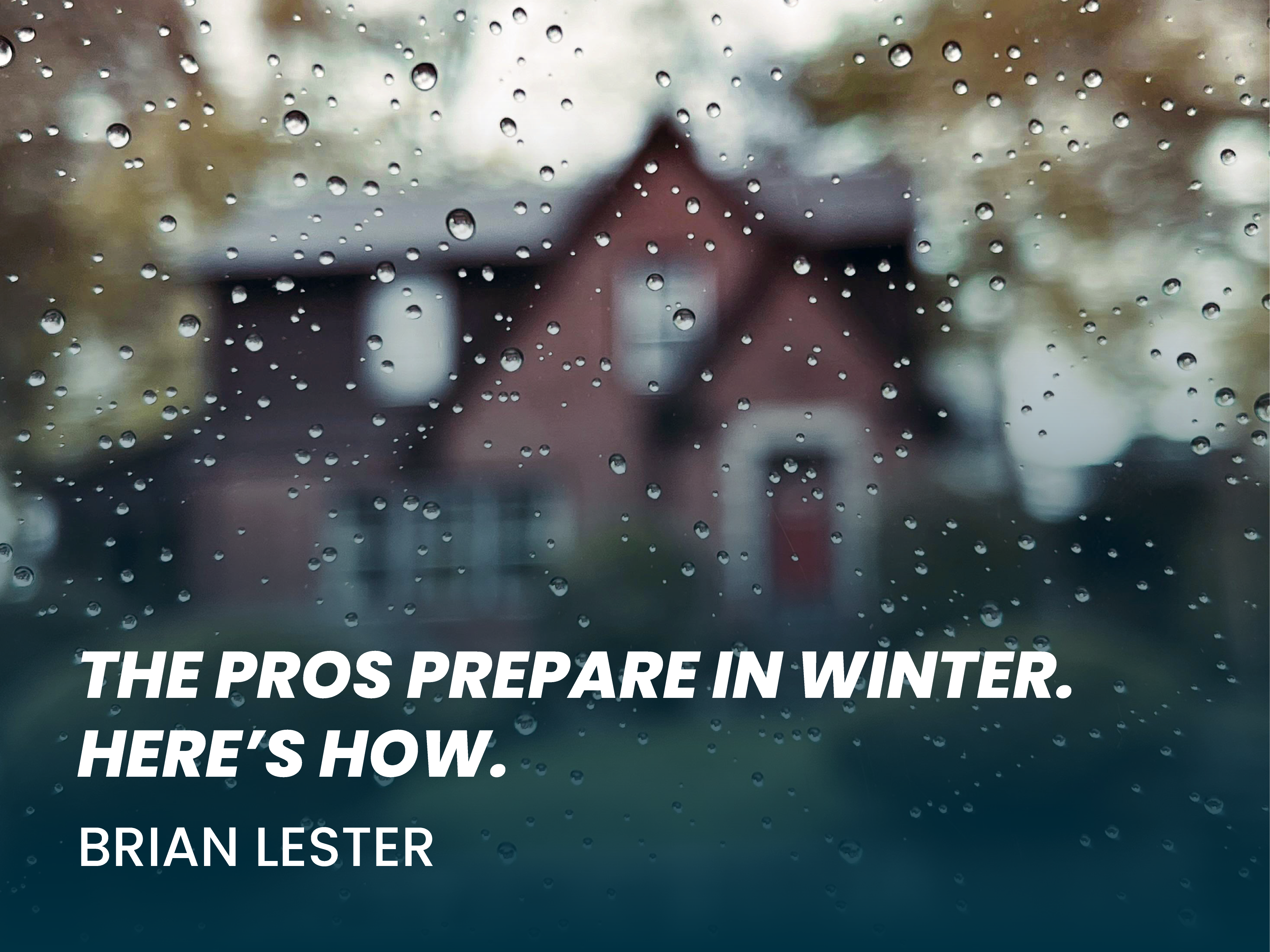 The Pros Prepare In Winter - Here's How