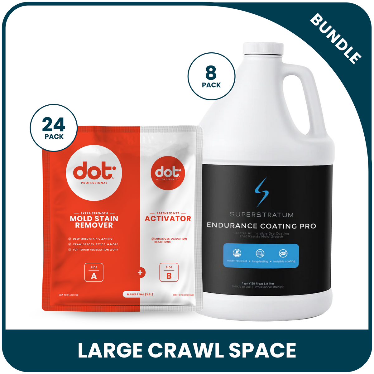 Large Crawlspace Cleaning Bundle (2400 sq. ft.)